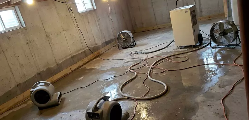 Large-Scale Water Damage Cleanup in Dacula
