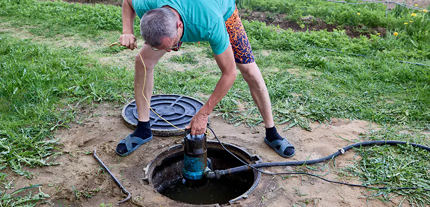 Outdoor Sewage Cleanup in Dacula