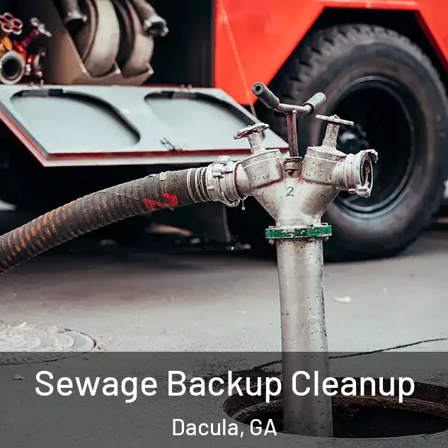 Sewage Backup Cleanup Dacula, GA