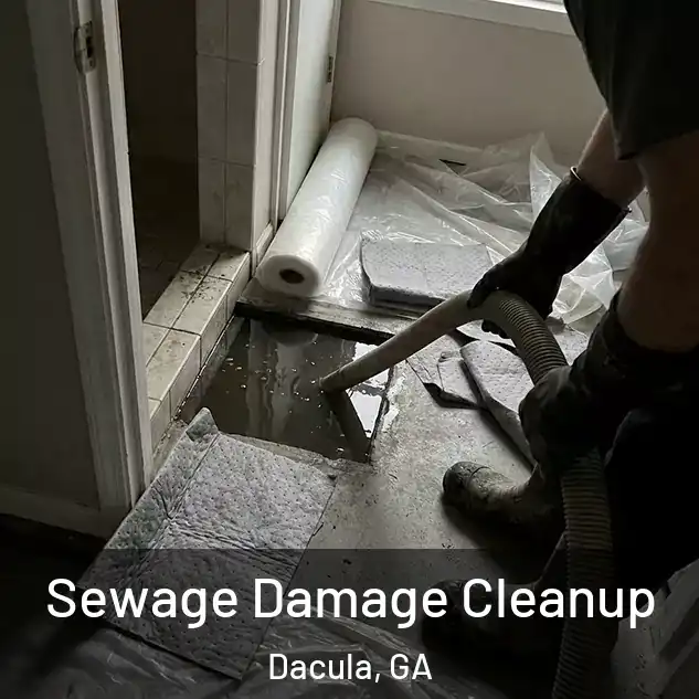  Sewage Damage Cleanup Dacula, GA
